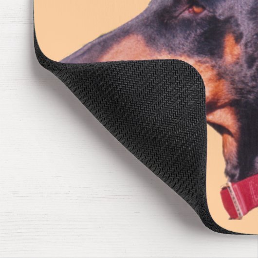Tapis De Souris I Love Heart My Doberman Cute Mousepad (Coin)