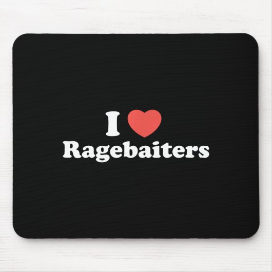 Tapis De Souris I Love Heart Ragebaiters (Devant)