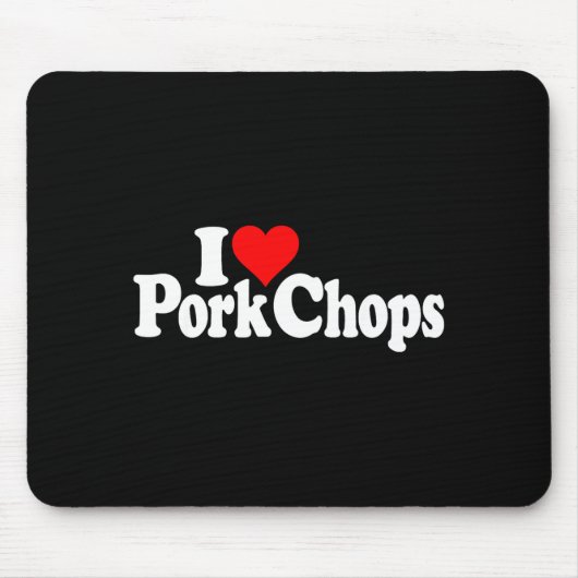 Tapis De Souris I Love Heart Rk Chops  (Devant)