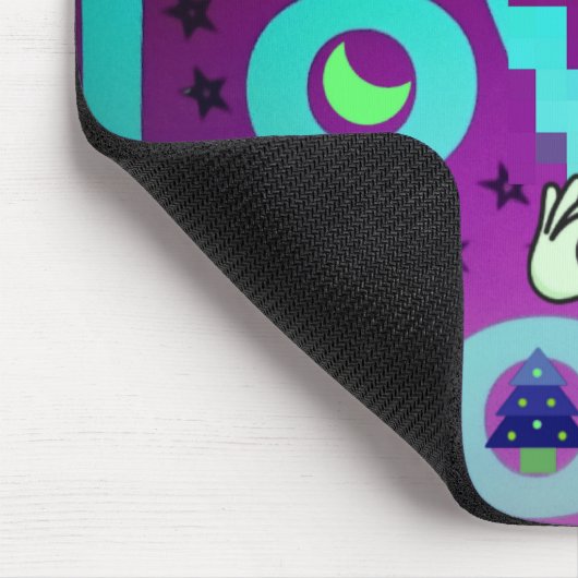 Tapis De Souris "I Love Moon" - Un design d'art céleste fantasque (Coin)