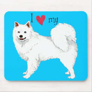 Tapis De Souris I love my Eskie