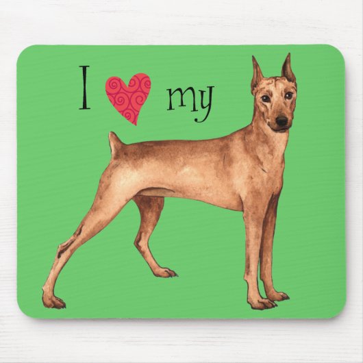 Tapis De Souris I Love my German (Devant)
