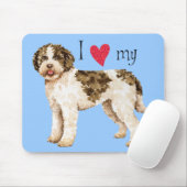 Tapis De Souris I Love my Lagotto (Avec souris)