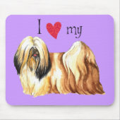 Tapis De Souris I Love my Lhasa Apso (Devant)