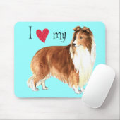 Tapis De Souris I Love my Sheltie (Avec souris)