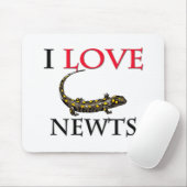 Tapis De Souris I Love Newts (Avec souris)