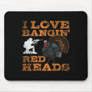 Tapis De Souris I Love Ngin' Red Heads Turquie Chasse Amateurs