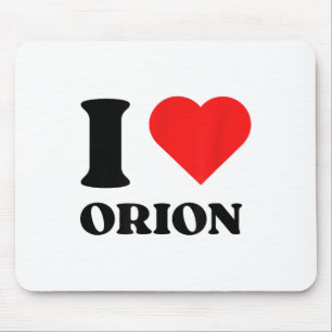 Tapis De Souris I Love Orion I Heart Orion Nom Y2k Valentines Jour