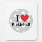 Tapis De Souris "I Love Pickleball" (Devant)
