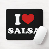 Tapis De Souris I Love Salsa (Avec souris)