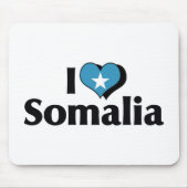 Tapis De Souris I Love Somalia Flag (Devant)