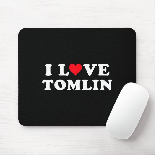 Tapis De Souris I Love Tomlin Matching Girlfriend &amp; Boyfriend  (Avec souris)