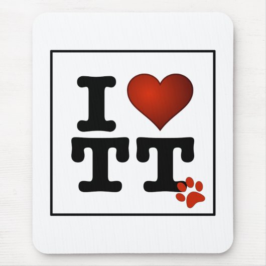 Tapis De Souris I Love TT Mousepad (Devant)