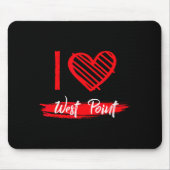 Tapis De Souris I Love West Int I Heart West Int  (Devant)