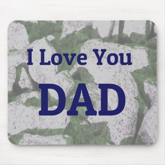 Tapis De Souris I Love You DAD (Devant)