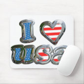 Tapis De Souris I Luv USA (Avec souris)