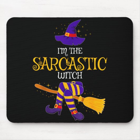Tapis De Souris I’m The Sarcastic Witch Family Matching Costume Ha (Devant)