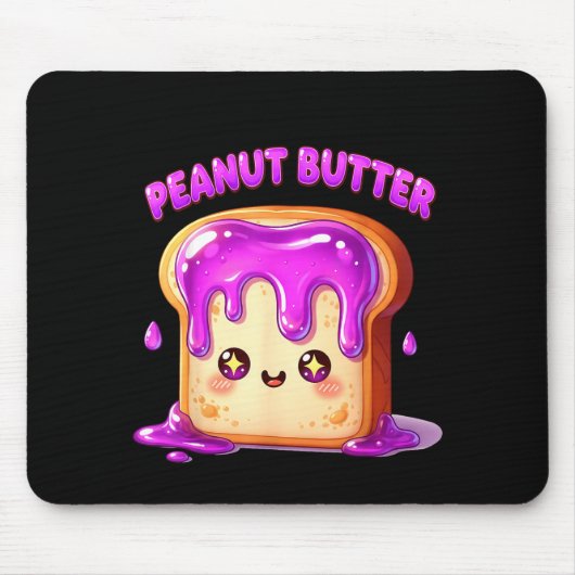 Tapis De Souris I’m With The Peanut Butter Funny Matching Couple C (Devant)