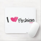 Tapis De Souris I magenta de mode de coeur (Avec souris)