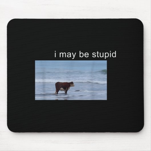 Tapis De Souris I May Be Stud Cow Meme I May Be Stud Funny (Devant)