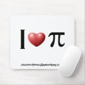 Tapis De Souris I mousepad du coeur pi (Avec souris)