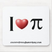 Tapis De Souris I mousepad du coeur pi (Devant)