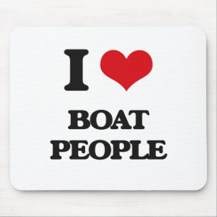 Tapis De Souris I personnes de bateau de l'amour