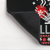 Tapis De Souris I Prefer Halloween Christmas Sweater Skeleton Ugly (Coin)