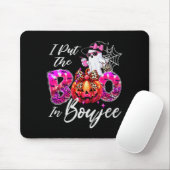 Tapis De Souris I Put The Boo In Boujee Cute Leopard Boujie Ghost (Avec souris)