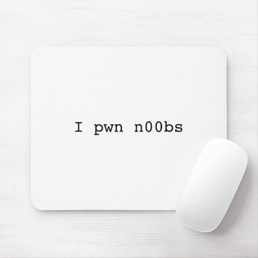 Tapis De Souris I pwn n00bs Mousepad (Avec souris)