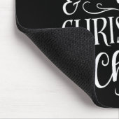 Tapis De Souris I Run On Coffee And Christmas Cheer (Coin)