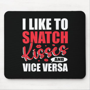 Tapis De Souris I Snatation Kisses & Vice Versa Funny Adulte S