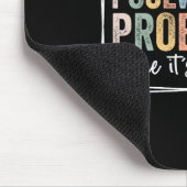 Tapis De Souris I Solve Math Problems Like It's My Job Funny Back (Coin)