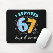 Tapis De Souris I Survived 67 Days Of School 67 Meme Science Teach (Avec souris)