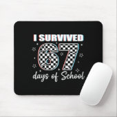 Tapis De Souris I Survived 67 Days Of School Funny Retro 67 Meme S (Avec souris)
