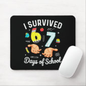 Tapis De Souris I Survived 67 Days Of School Funny Six Seven Meme (Avec souris)
