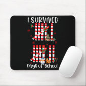 Tapis De Souris I Survived 67 Days Of School Funny Six Seven Xmas (Avec souris)