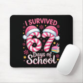 Tapis De Souris I Survived 67 Days Of School Funny Student Winter (Avec souris)