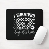 Tapis De Souris I Survived 67 Days Of School Teachers Students Six (Avec souris)