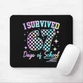 Tapis De Souris I Survived 67 Days Of School Tie Dye 67th Day Teac (Avec souris)