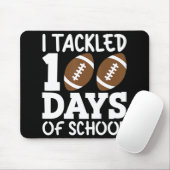 Tapis De Souris I Tackled 100 Day Of School Football Boy 100th Day (Avec souris)