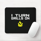 Tapis De Souris I turn grills on funny bbq grilling  (Avec souris)