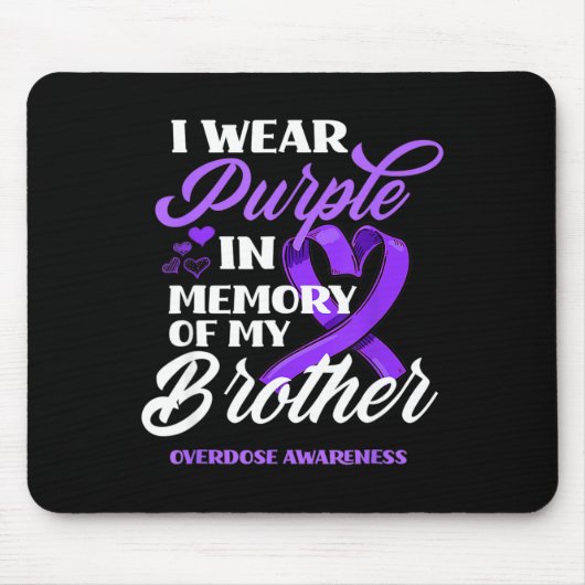 Tapis De Souris I Wear Purple (Devant)