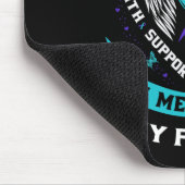 Tapis De Souris I Wear Teal and Purple For My Papa Father Suicide  (Coin)
