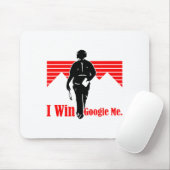 Tapis De Souris I Win Google Me Motivational Retro Silhouette Shir (Avec souris)