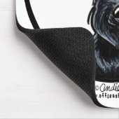 Tapis De Souris IAAM d'Écosse noire (Coin)
