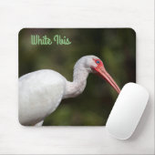 Tapis De Souris Ibis blanc (Avec souris)
