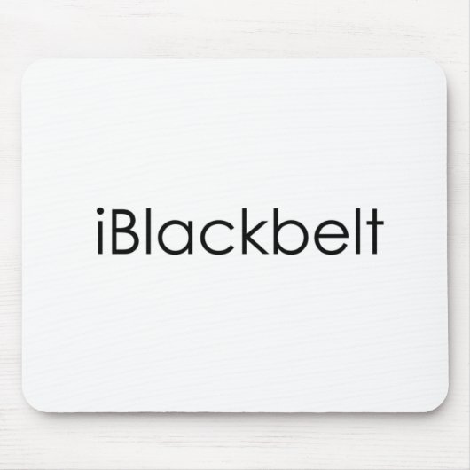 Tapis De Souris iBlackbelt d'arts martiaux (Devant)