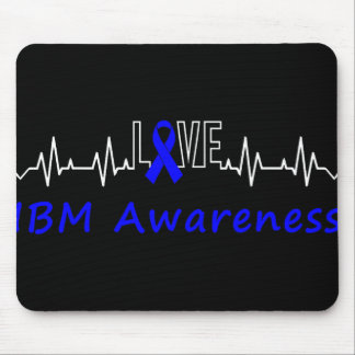 Tapis De Souris Ibm Awareness Blue Ribbon Love Heartbeat Support Q