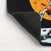 Tapis De Souris Ice Hockey Skeleton Soky Boys Halloween Hockey Pla (Coin)